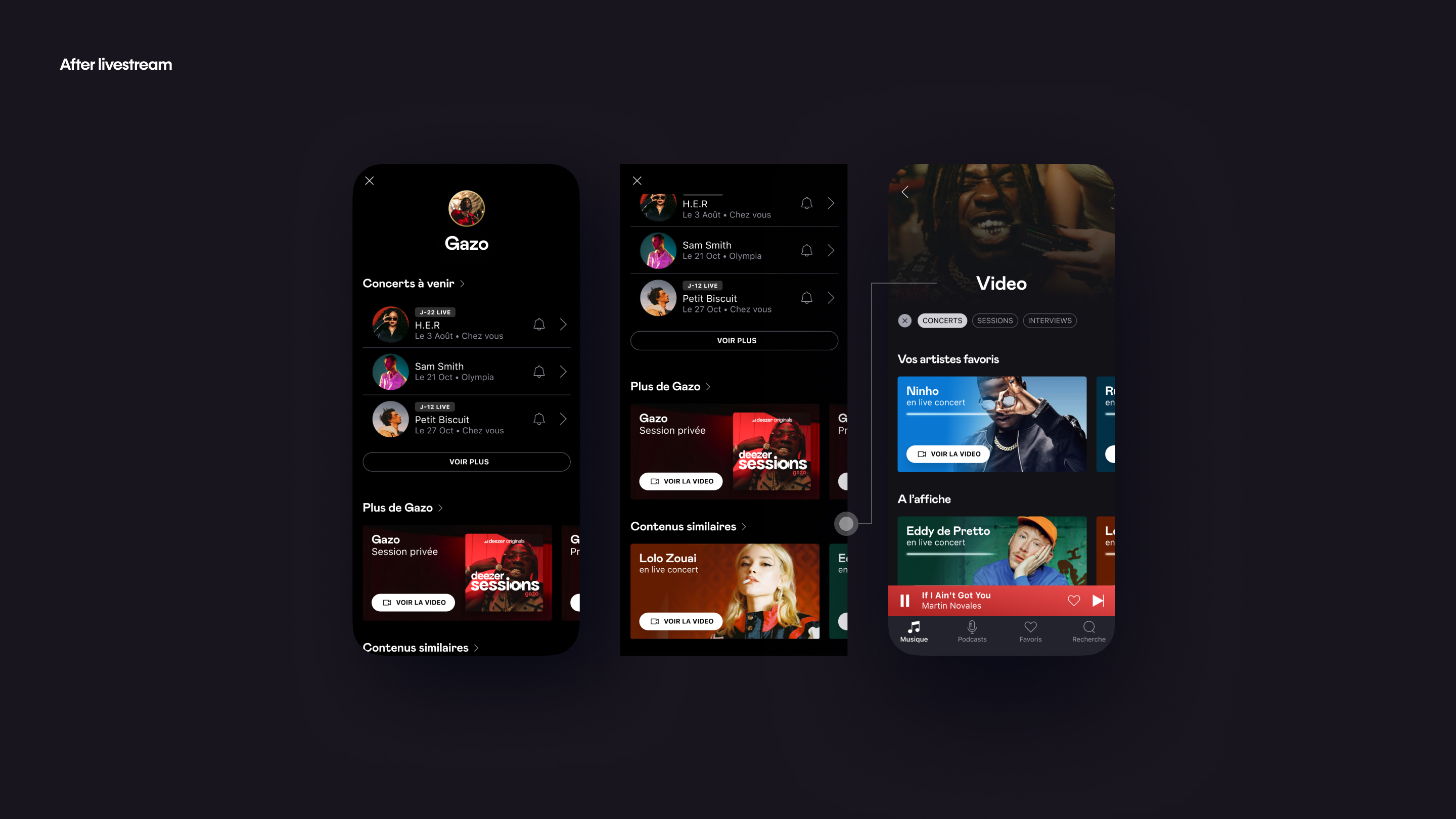After livestream — additional content, replays, and interviews in the video hub
