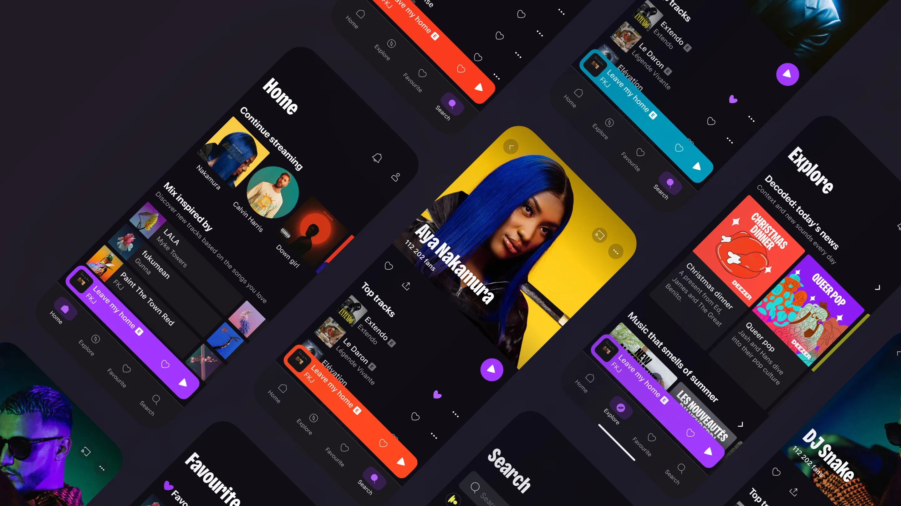 Deezer Revamp showcase