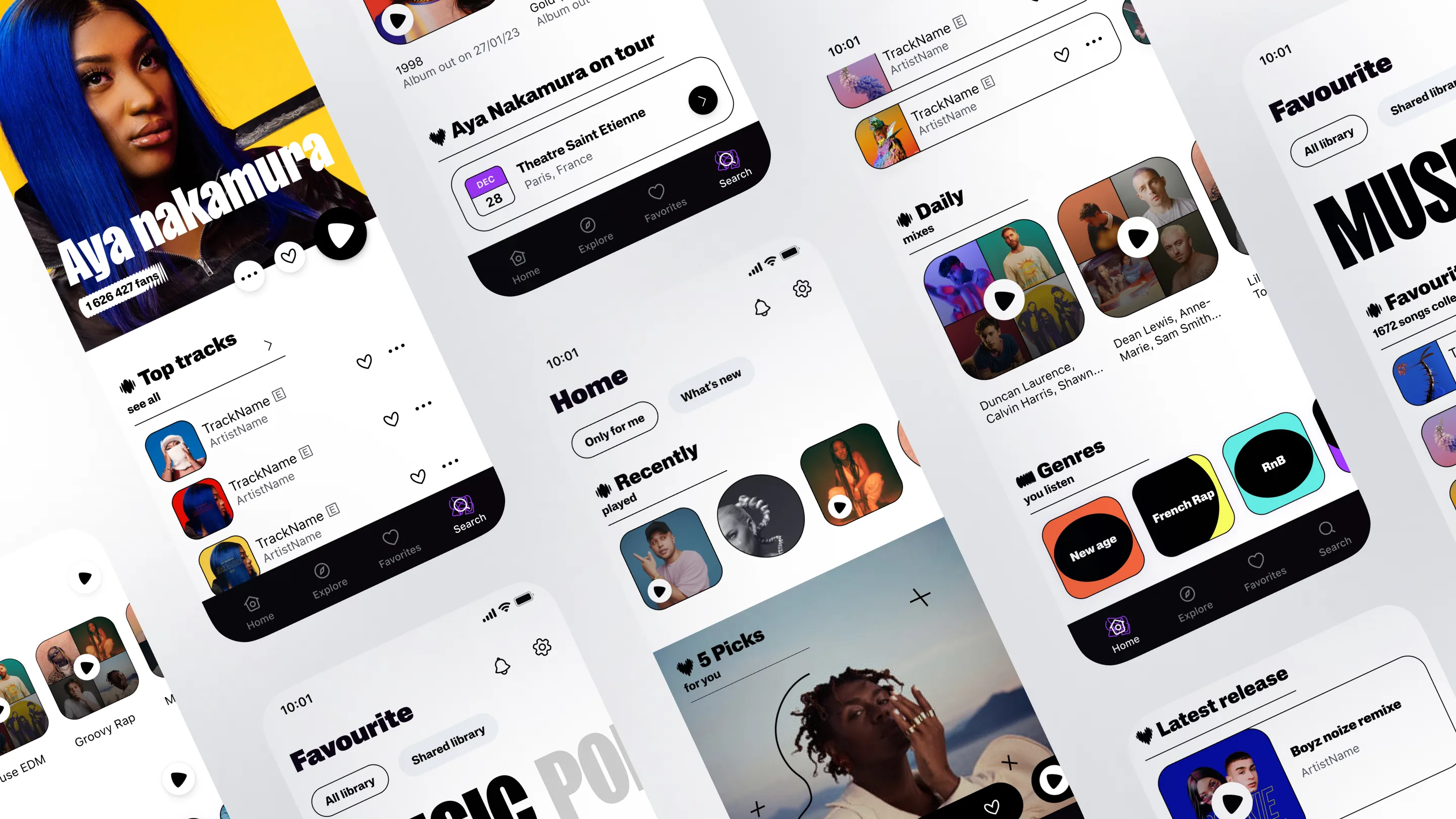 Deezer Revamp showcase