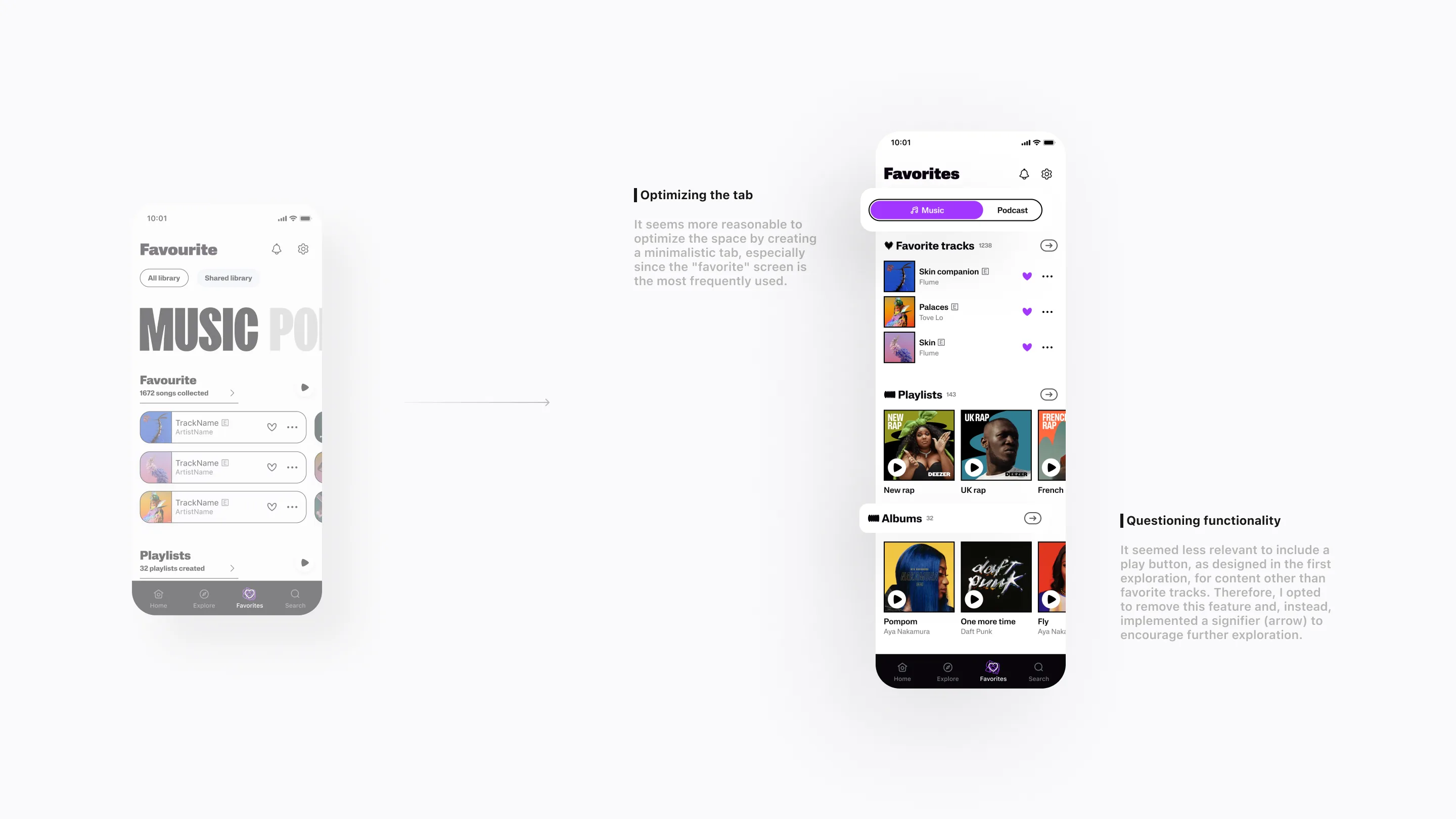 Deezer Revamp showcase