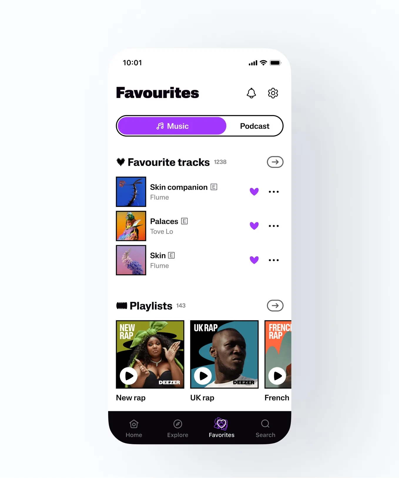 Deezer Revamp showcase