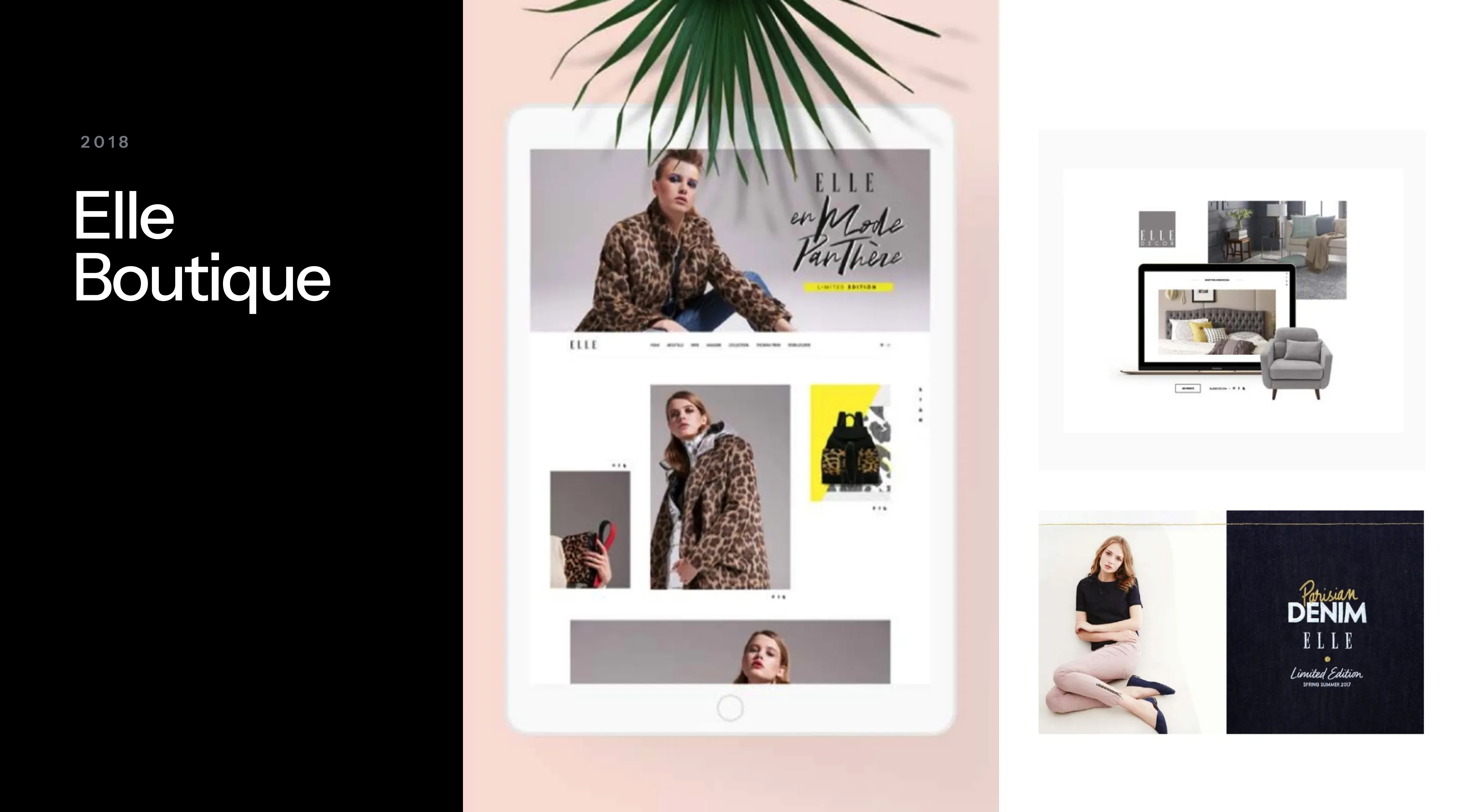 Elle Boutique e-commerce website design