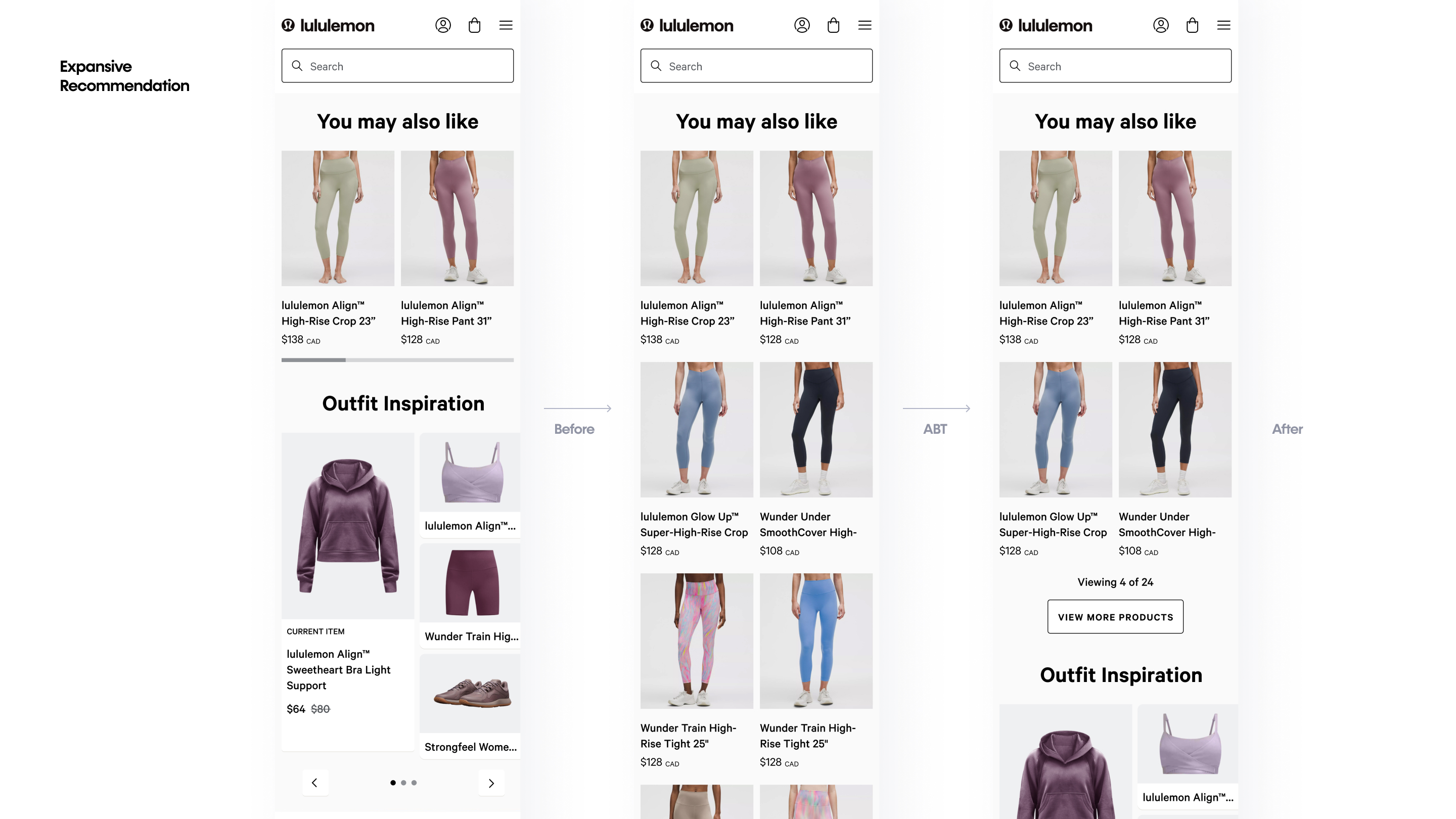 Simplified CTA — refined buy stack for direct-entry customers