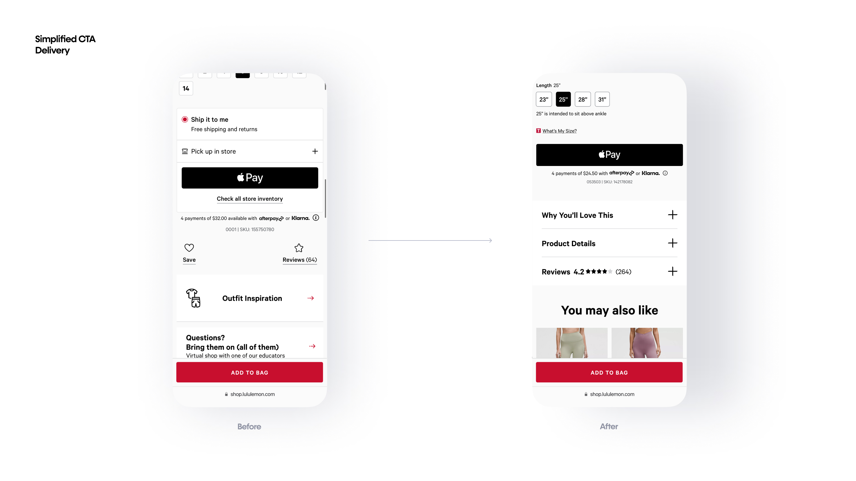 Expansive recommendation — grid and View More design