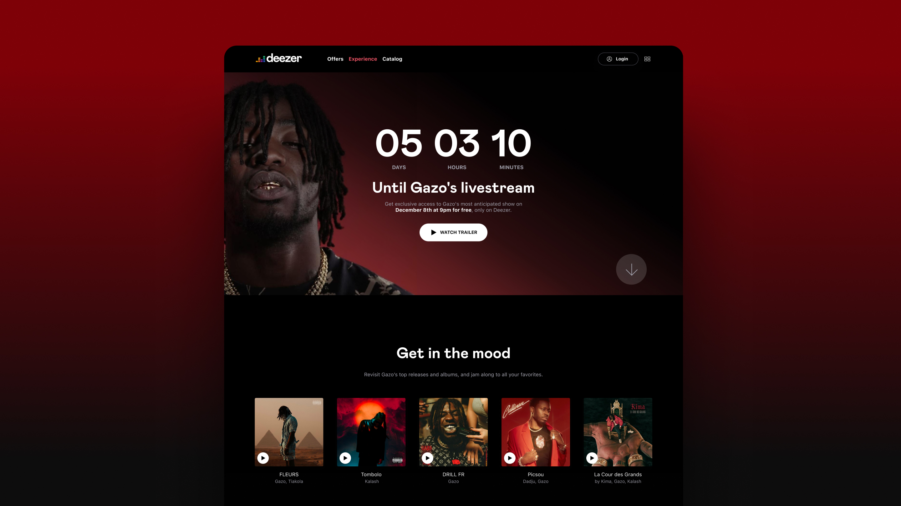 Deezer website — final web ecosystem